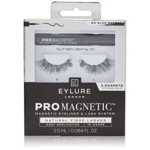 Eylure PROMAGNETIC Eyeliner & Lash Kit No 117 Natural Fiber Eyelashes Black